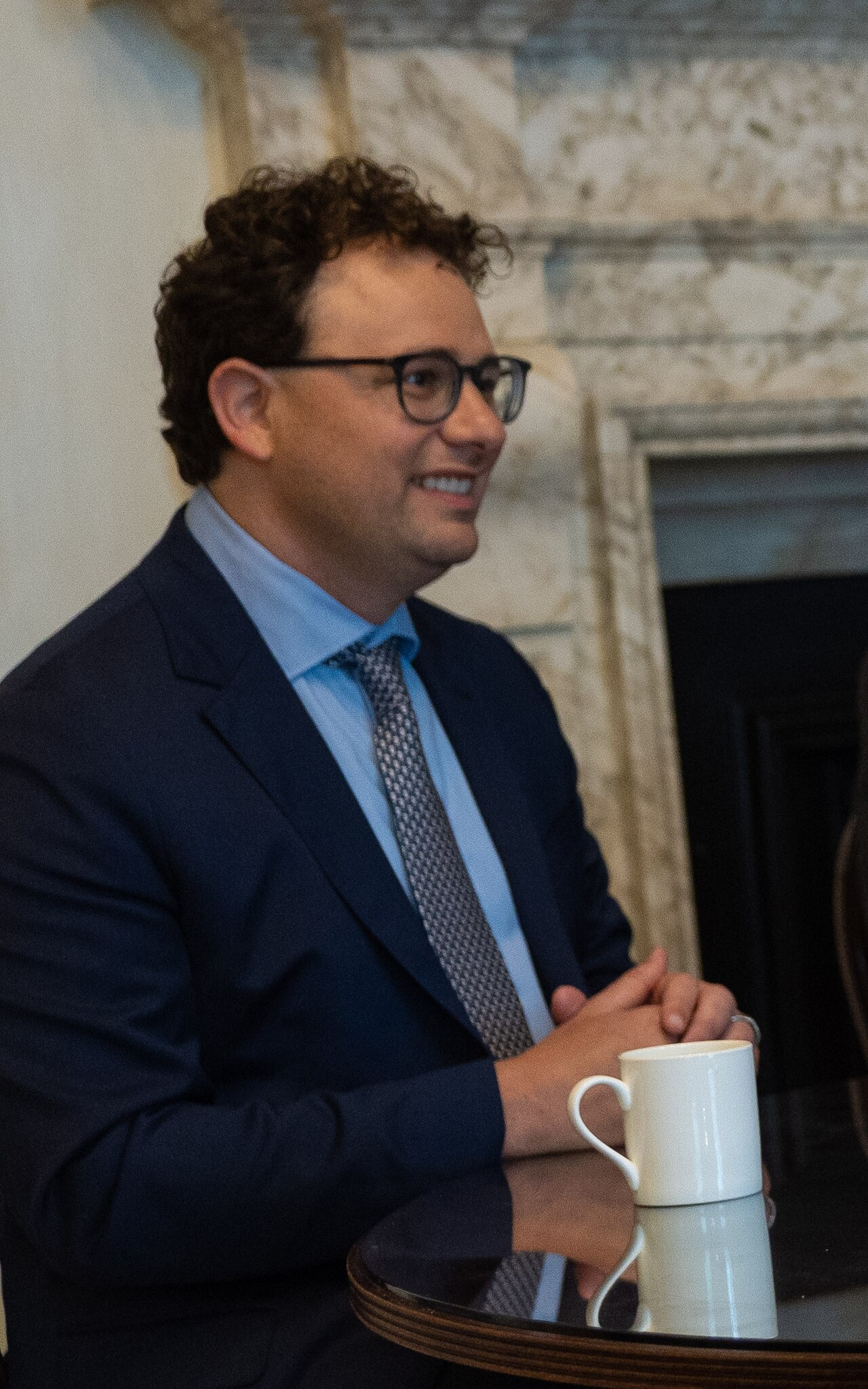 El consejero delegado de Anthropic, Dario Amodei, en una fotografía tomada en Londres en 2023